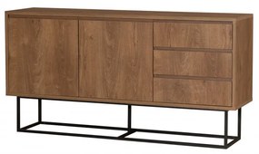 Consola Ruba Walnut-Negru