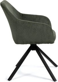 Scaun de sufragerie verde tapițat Lunio – Bonami Essentials