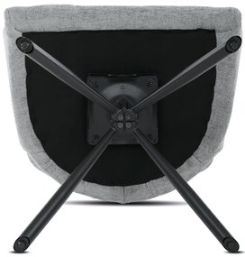 Set de scaune de sufragerie cu mecanism deîntoarcere DCH-T1122 GREY2, 2 buc.