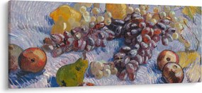 Tablou - Vincent van Gogh, Grapes, Lemons, Pears, and Apples, reproducere (120x50 cm)
