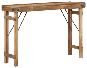 vidaXL Masă consolă, 110x35x76 cm, lemn masiv reciclat