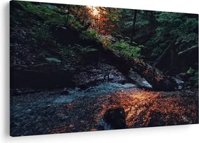 Tablou cu râu montan (90x60 cm)