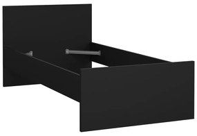 Pat negru 90x190 cm Naia – Tvilum