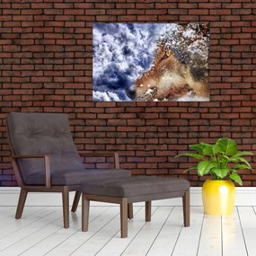Tablou cu lup (90x60 cm)
