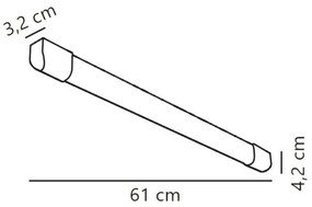 Corp de iluminat LED fluorescent Nordlux ARLINGTON LED/10W/230V 61 cm