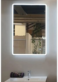 Oglinda Fluminia, Morris Superlight, dreptunghiulara, cu iluminare LED, 3 culori