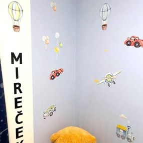 INSPIO Autocolante pentru perete în acuarelă - Vehicule