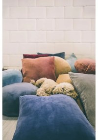 Pernă decorativă din microfibră taupe Tiseco Home Studio Marshmallow, ø 40 cm