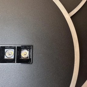 Plafonieră LED dimabilă LED/90W/230V 3000-6500K negru + telecomandă