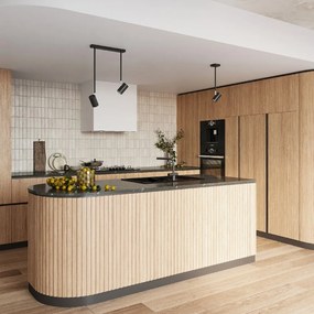 Spot negru 6x10 cm Jones – Sollux