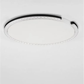 Plafoniera circulara aluminiu negru GREAMY D-65cm