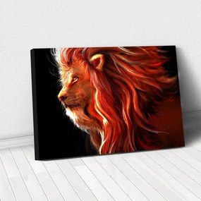 Tablou Canvas - Lion creativ 70 x 110 cm