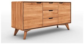 Comodă joasă din lemn de fag 134x63 cm Greg - The Beds