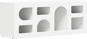 vidaXL Cabinet TV Alb 100 x 35 x 40 cm Lemn compozit