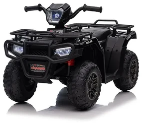 Mașină electrică Baby Mix Baby Quad, negru