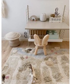 Coș de jucării pentru copii bej din material textil ø 33x38 cm Mama Mushroom – Lorena Canals