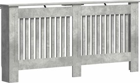 vidaXL Capac pentru radiator Gri din beton 172 x 19 x 81,5 cm