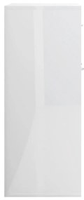 Servanta, alb extralucios, 60x30x75 cm, PAL 1, Alb foarte lucios