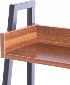 Etajera cu 4 rafturi in decor nuc TRAX