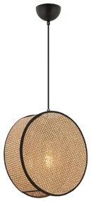 Pendul cu cablu BIG DRUM, 1 x E27, 60 W, 230 V, maro/negru