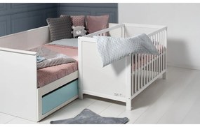 Pătuț alb co-sleeping 60x120 cm Hamburg – Roba