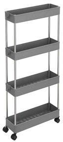 Raft multifunctional pe roti BALDA gri
