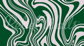 Fototapet, Swirly, Green, Rebel Walls