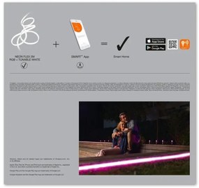 Ledvance - LED RGB bandă exterioară SMART + FLEX 3m LED/15W/230V IP44 Wi-Fi