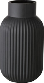 Vaza Nordika,  sticla, negru