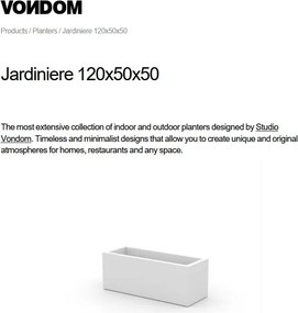 Ghiveci plante design decorativ modern exterior / interior JARDINIERE 120x50x50cm