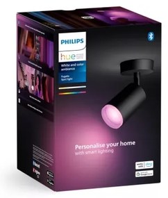 Philips Hue FUGATO LED RGBW spot 1xGU10/4,2W/230V negru dimabil