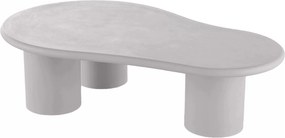 Măsuță de cafea Gisela 130 cm pentru living - gri deschis