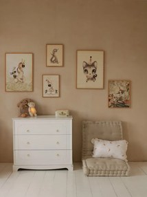 Comoda Royal alba cu 3 sertare