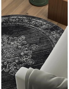 Covor gri rotund ø 160 cm Gloria Lydia – Hanse Home