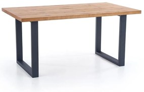 Masa de bucaterie Perez, stejar / negru