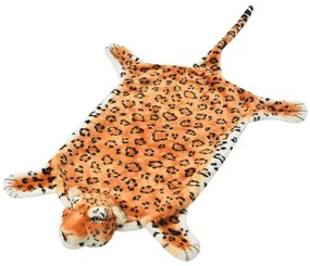 vidaXL Covor cu model leopard 139 cm Pluș Maro