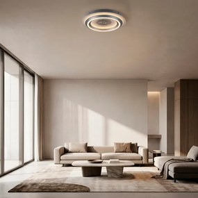 JUST LIGHT. 15089-21 - plafonieră LED CICHIO LED/36W/230V crom mat