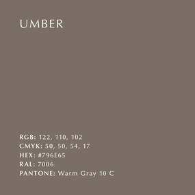 Abajur metalic design retro Clava Dine - umber 2303 VTC