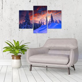 Tablou - Amurg dev iarnă (90x60 cm)