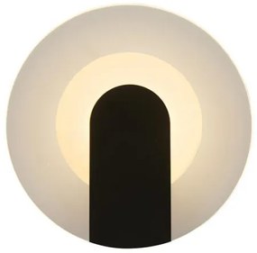 Searchlight 95410BK - Aplica de perete TARGET LED/7W/230V, neagră