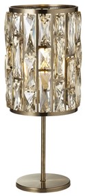 Veioza, Lampa de masa design modern Bijou alama antic/ champagne