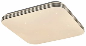 Plafoniera LED moderna Oscar 53cm alb/crom