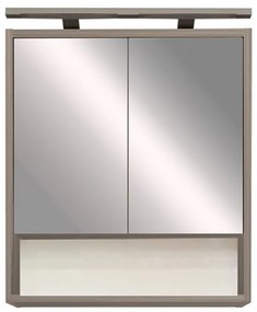 Dulap suspendat cu oglindă Luna 60, ulm Rauna