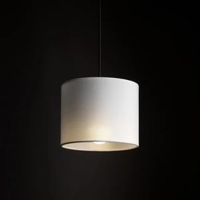 Lustră pe cablu pentru sistem de șină TRACER 1xE27/15W/230V d. 20 cm negru/alb