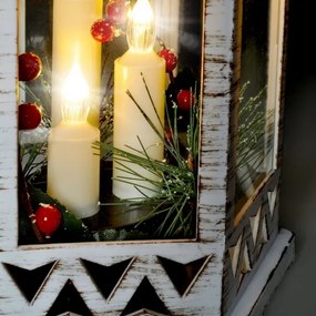 Decorațiune LED de Crăciun Solight 1V266 LED/3xAAA felinar