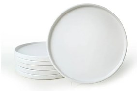 Farfurii albe 6 buc. din ceramică ø 27 cm – Hermia