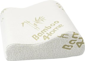 Pernă din spumă cu memorie 4Home Bamboo profilată,30 x 50 cm