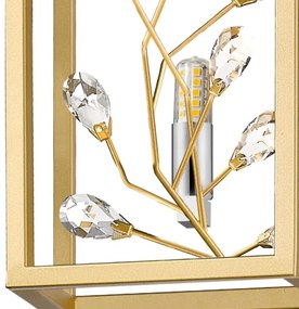 Aplică Zuma Line W0578-01A-B5V7 SPRING 1xG9/33W/230V auriu