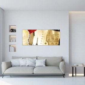 Tablou - Amintiri din Paris (120x50 cm)
