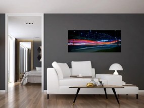 Tabloul orașului nocturn (120x50 cm)